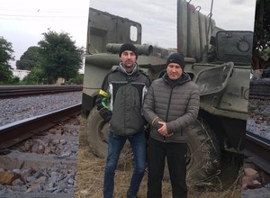 Ukraińscy kolejarze przejęli transporter i doprowadzili do aresztowania jego załogi