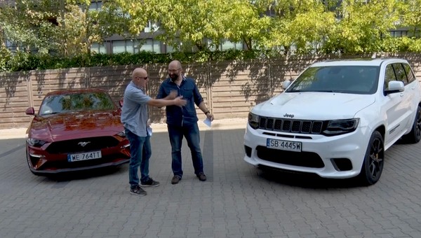 Auta bez ściemy - Jeep Grand Cherokee TrackHawk kontra Ford Mustang GT