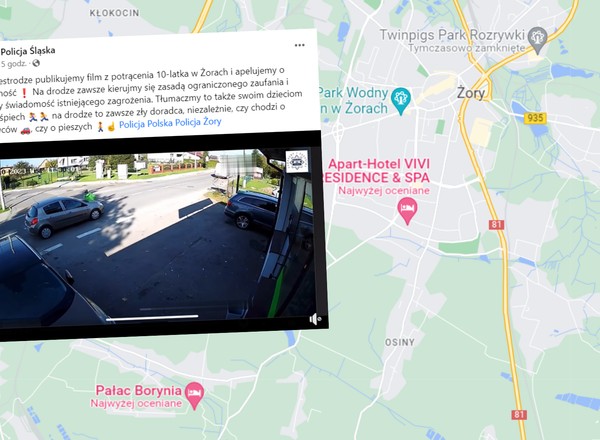 10-latek wyszedł ze sklepu i wbiegł na jezdnię. Wprost pod jadący samochód [WIDEO]