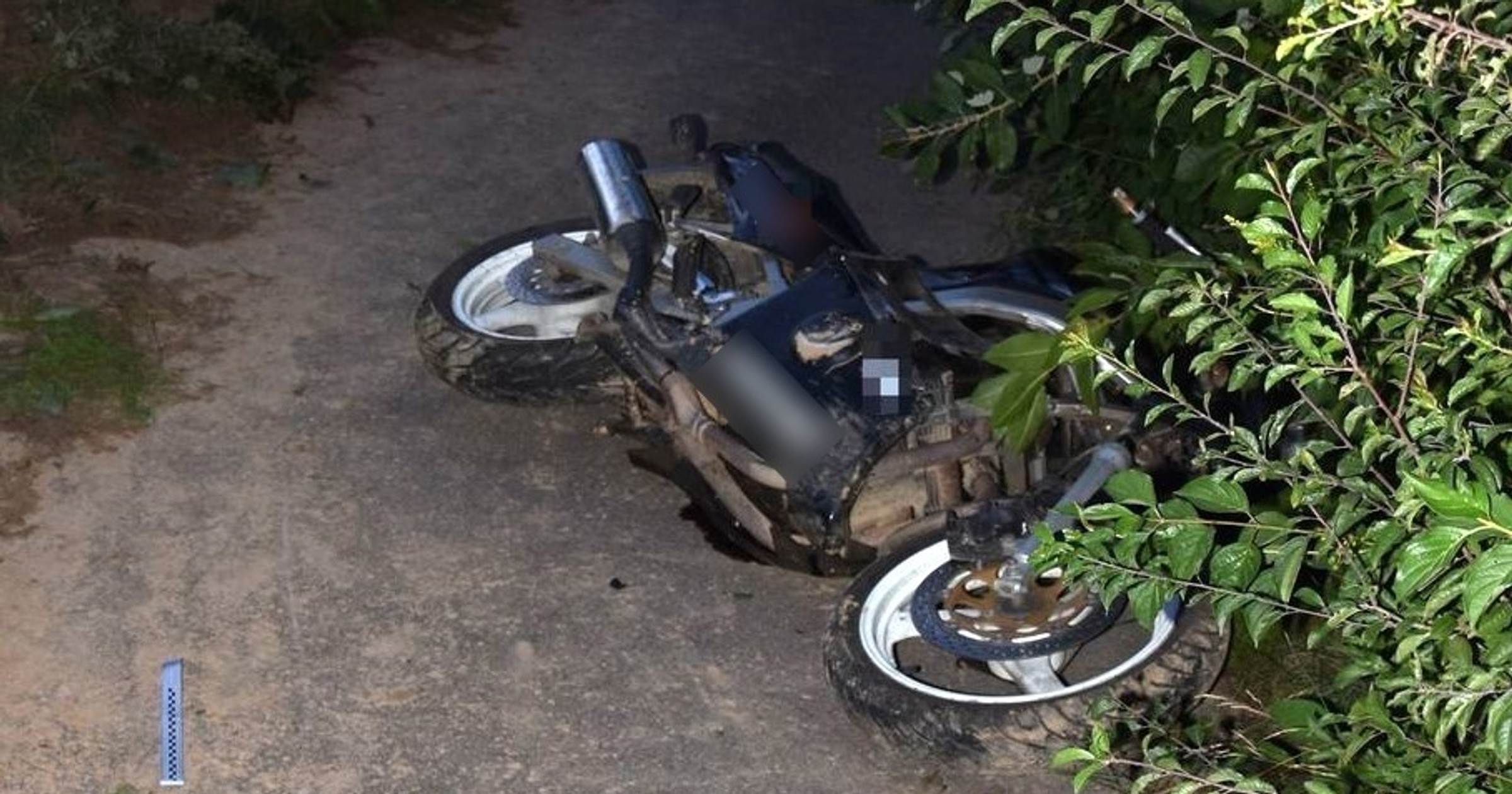 Pościg policyjny za 17-letnim motocyklistą w Starym Pożogu (województwo lubelskie; lipiec 2024 r.)