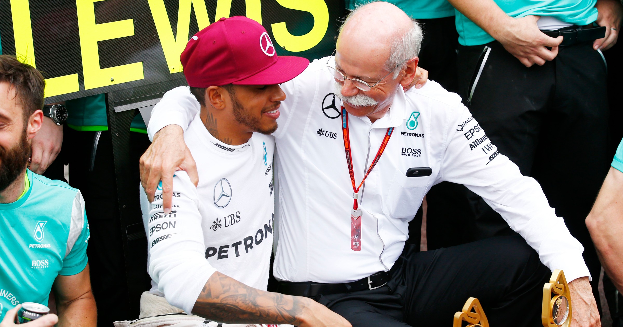 Lewis Hamilton i Dieter Zetsche
