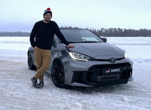 "Upalałem" nową Toyotę GR Yaris na zamarzniętym jeziorze. Wymiękłem szybciej od niej