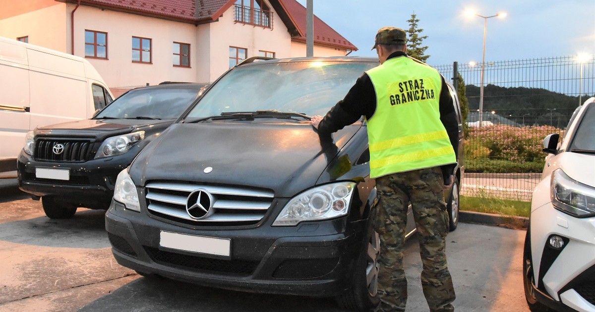 Strażnicy graniczni przerwali podróż Mercedesem do Ukrainy