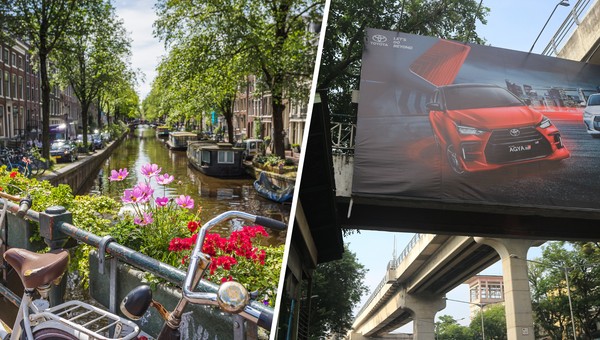 Amsterdam wprowadził zakaz reklamy samochodów spalinowych
