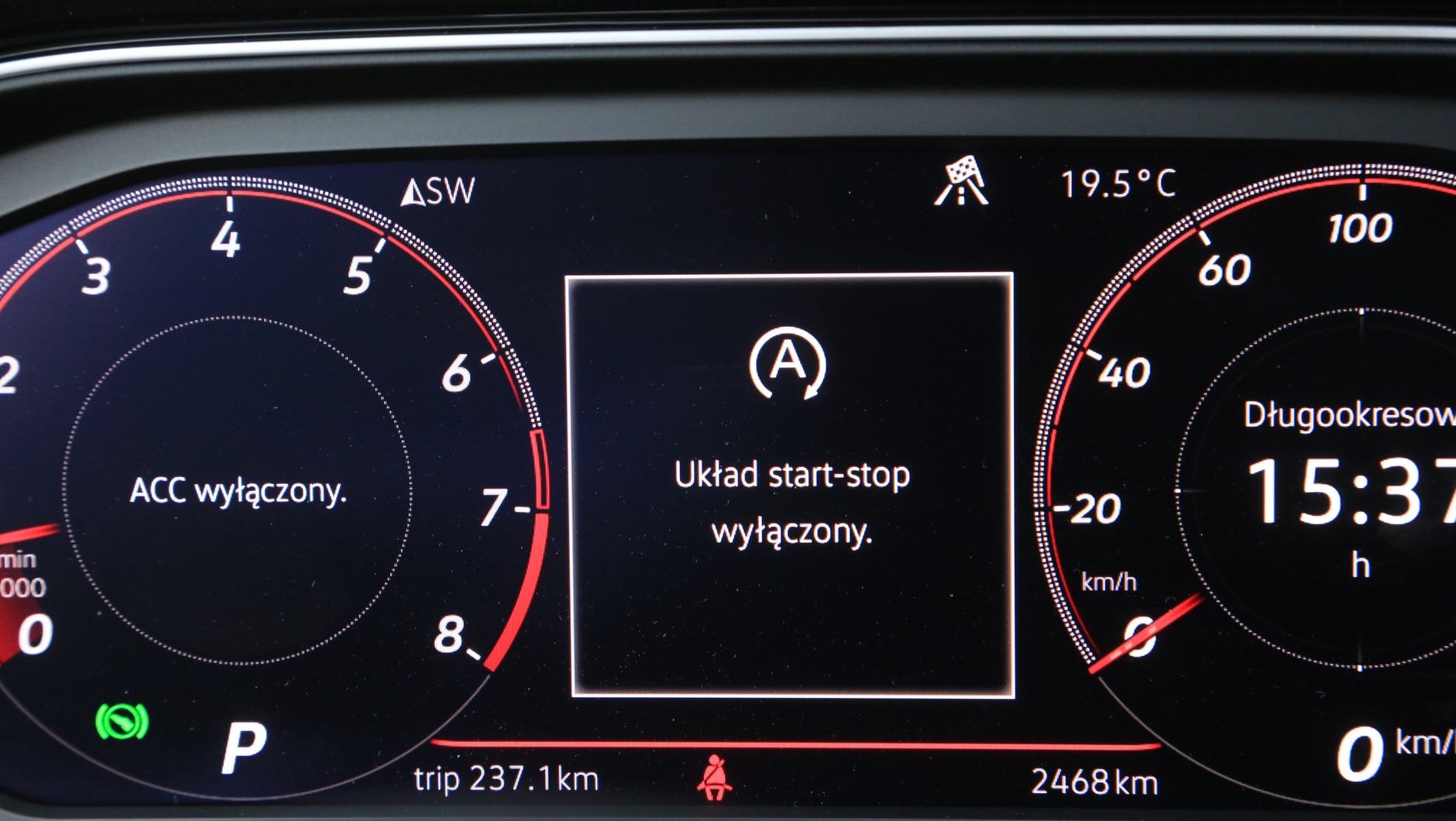 Start-stop można wyłączyć ręcznie, ale często system dezaktywuje się sam.
