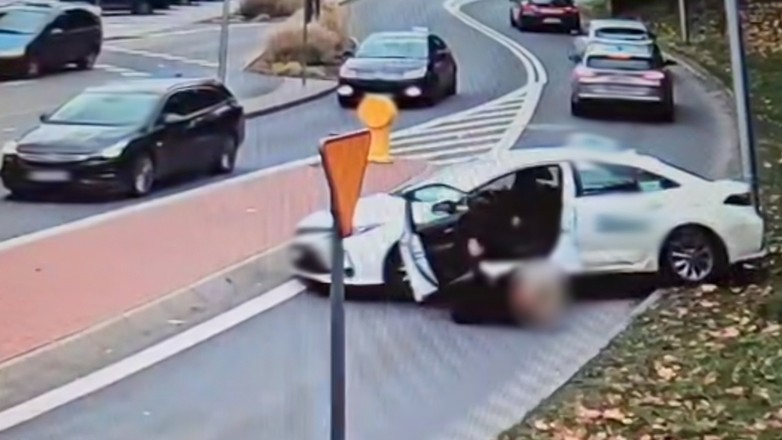 Samochód sam odjechał spod dworca w Zielonej Górze