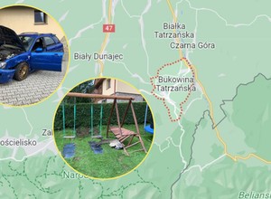 Wypadł z zakrętu i uderzył w huśtawki. "To ten wariat z Białki Tatrzańskiej"