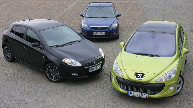 Fiat Bravo kontra Peugeot 308 i Ford Forcus - tanie, oszczędne, czy także trwałe?