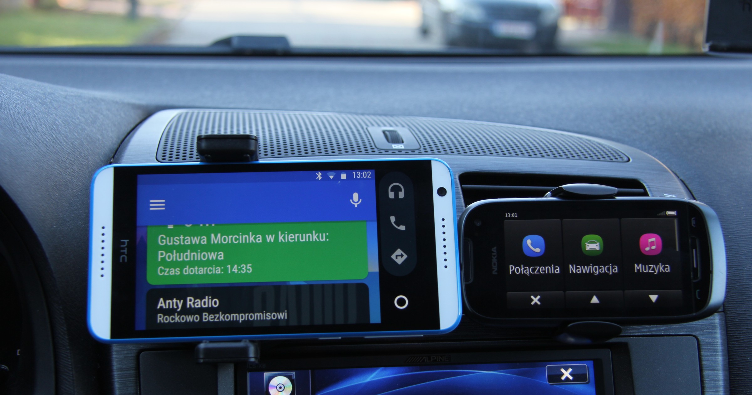 Android Auto i Nokia Car Mode