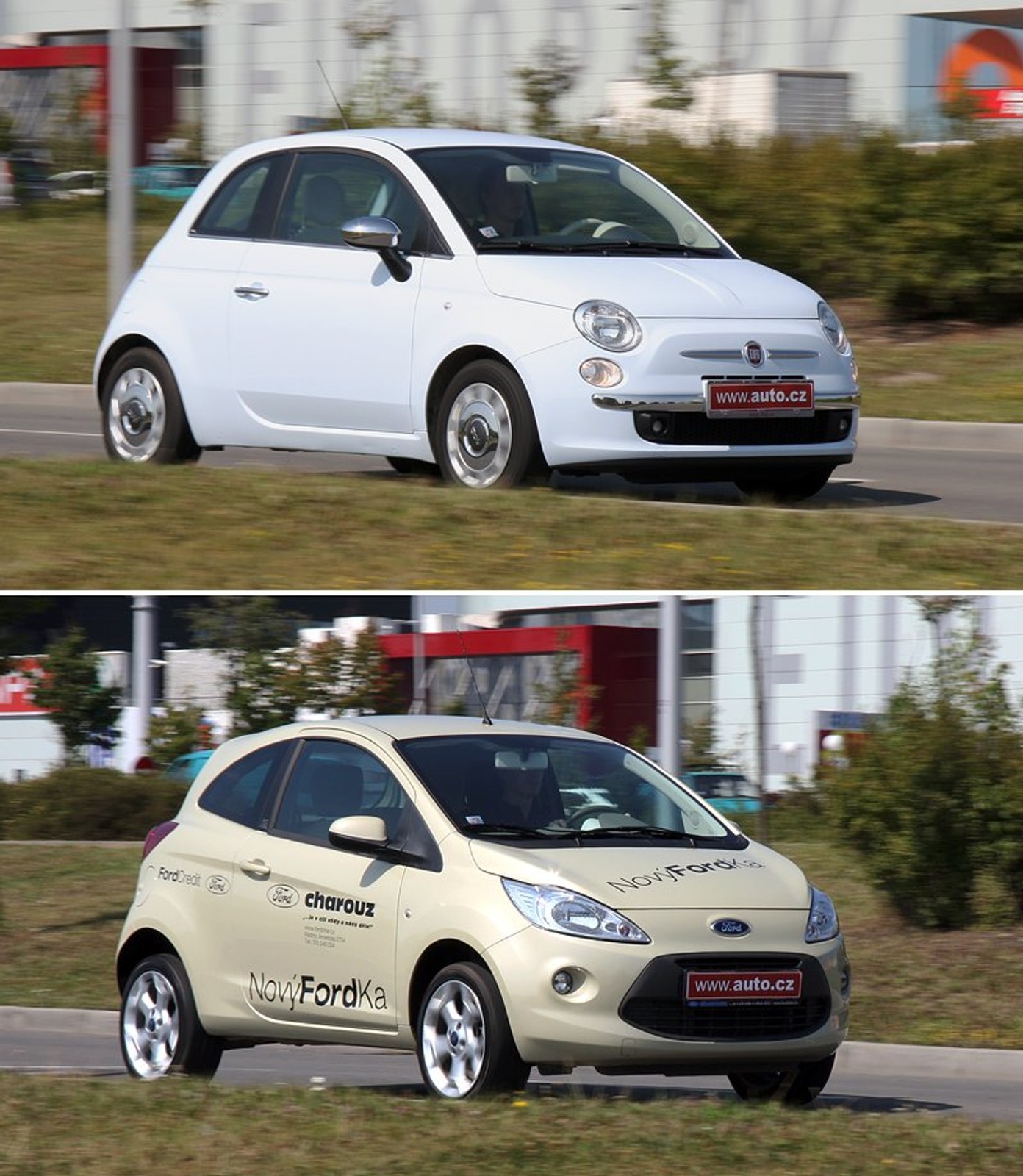 Test: Fiat 500 1,2 (51 kW) vs. Ford Ka 1,2 (51 kW) – Malá piva