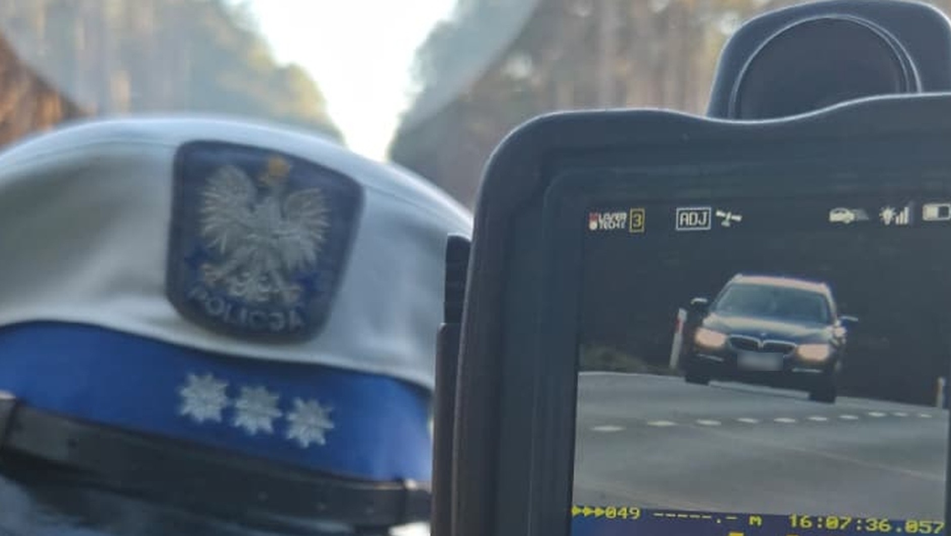 Kierowca BMW przy ograniczeniu do 90 km na godz. jechał z prędkością 142 km na godz.