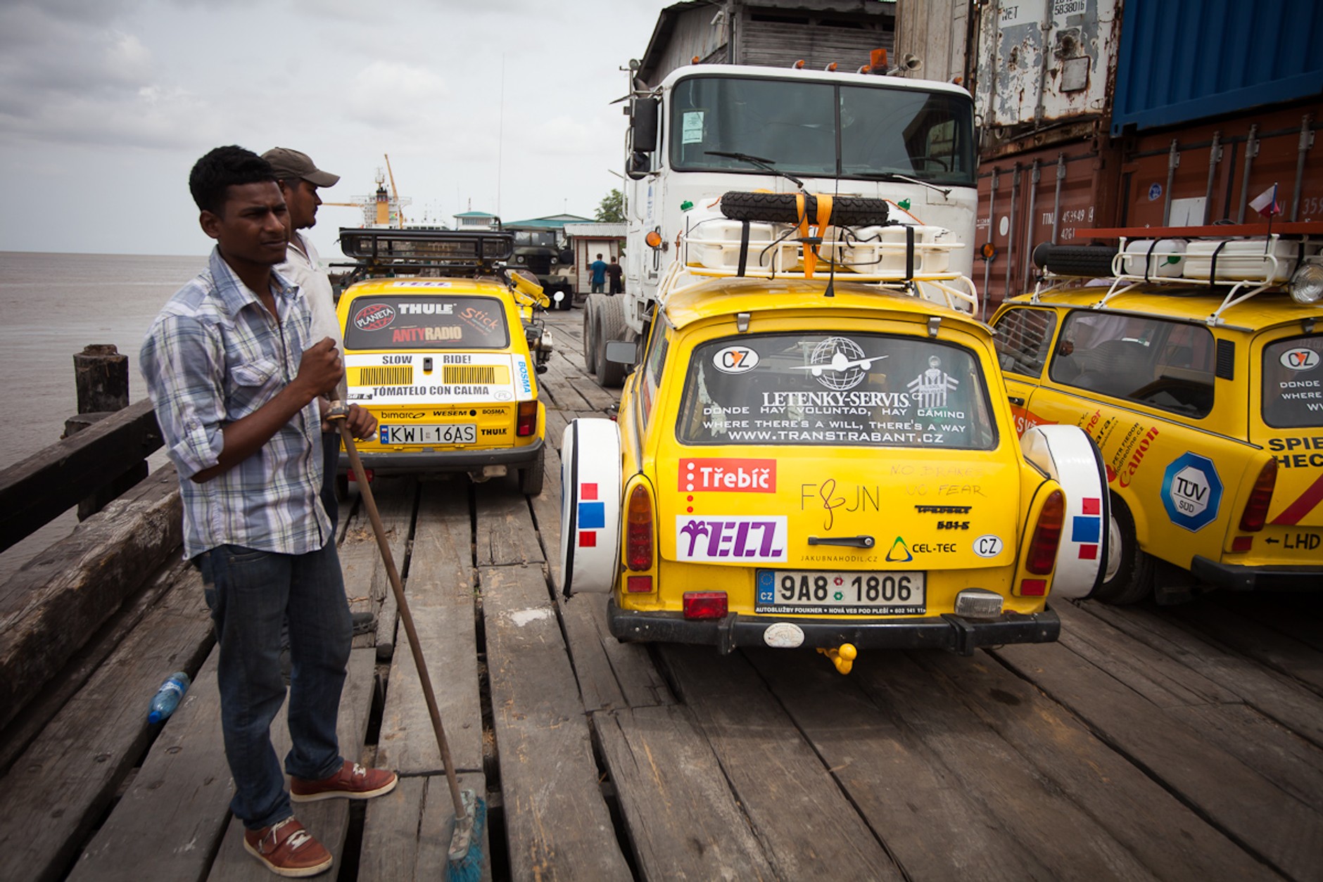 SlowRide 2012 - rozładunek "żółtych bestii"