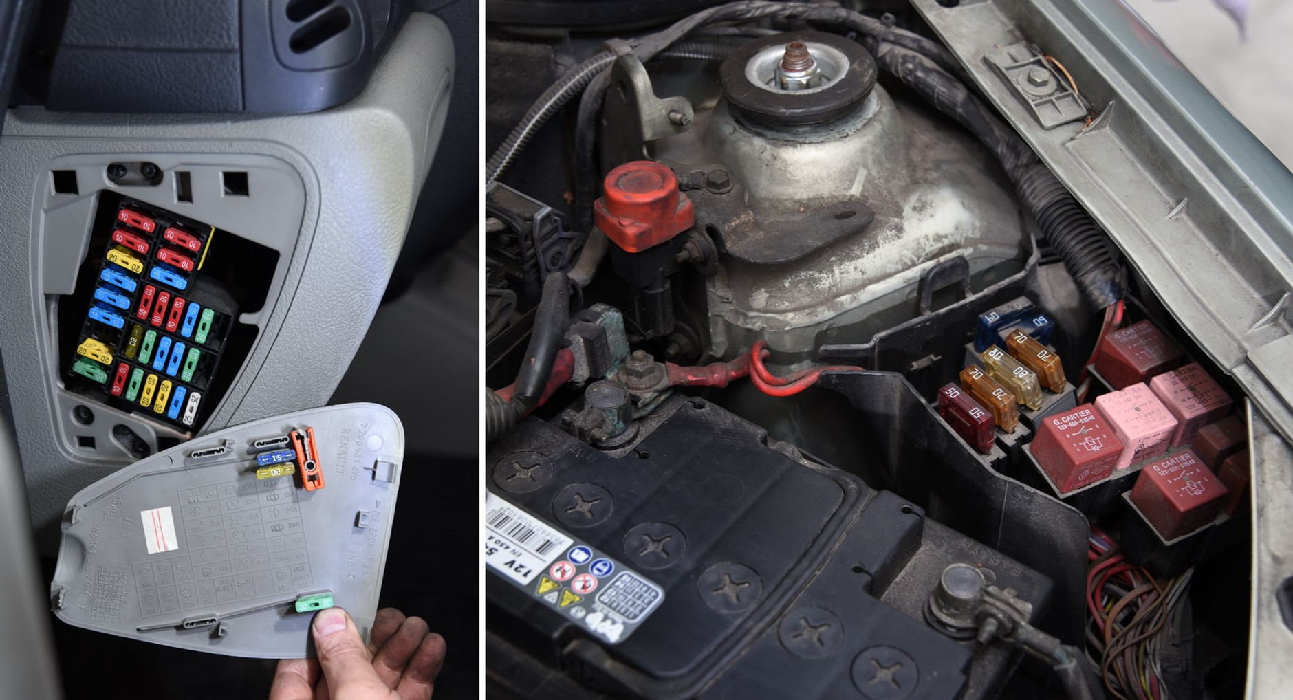 Renault Thalia 1.5 dCi – bezpieczniki