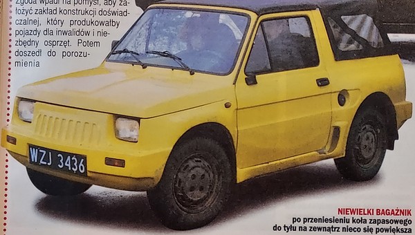 Maluch "Wadera", czyli kabriolet – z archiwum "Auto Świata"