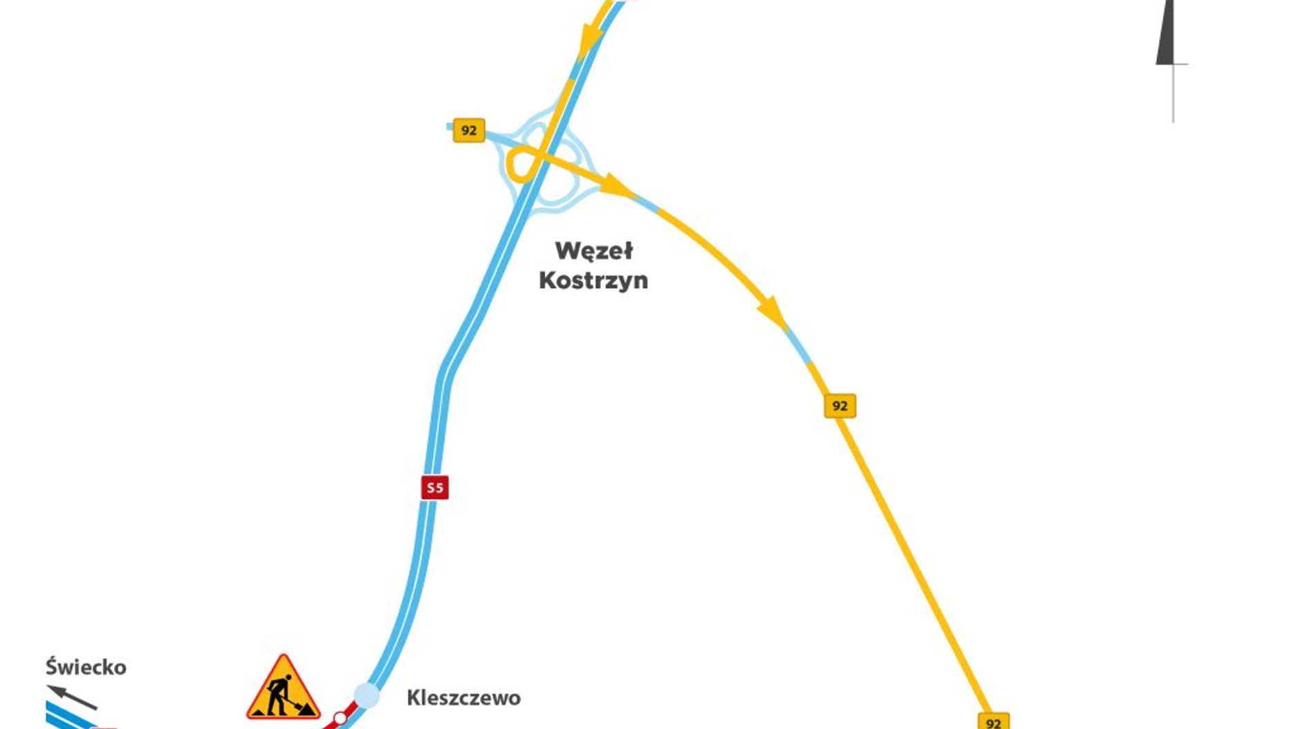 Utrudnienia na trasie A2 i S5. Mapa objazdów