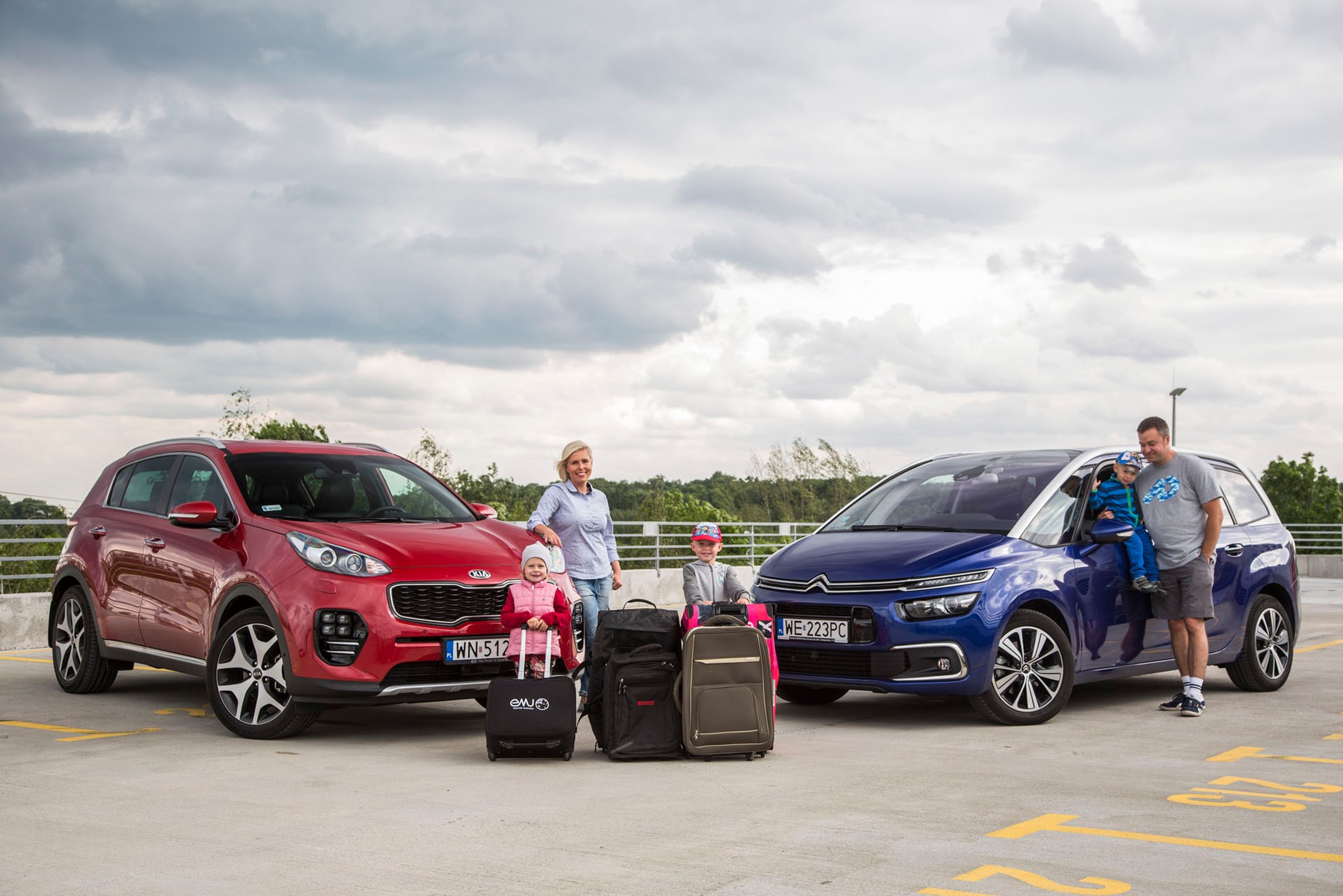 Kia Sportage kontra Citroen C4 Grand Picasso - który będzie lepszy dla rodziny
