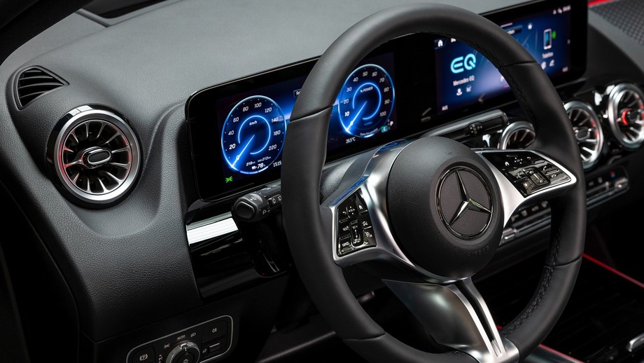 Kabiny Mercedesów EQA i EQB