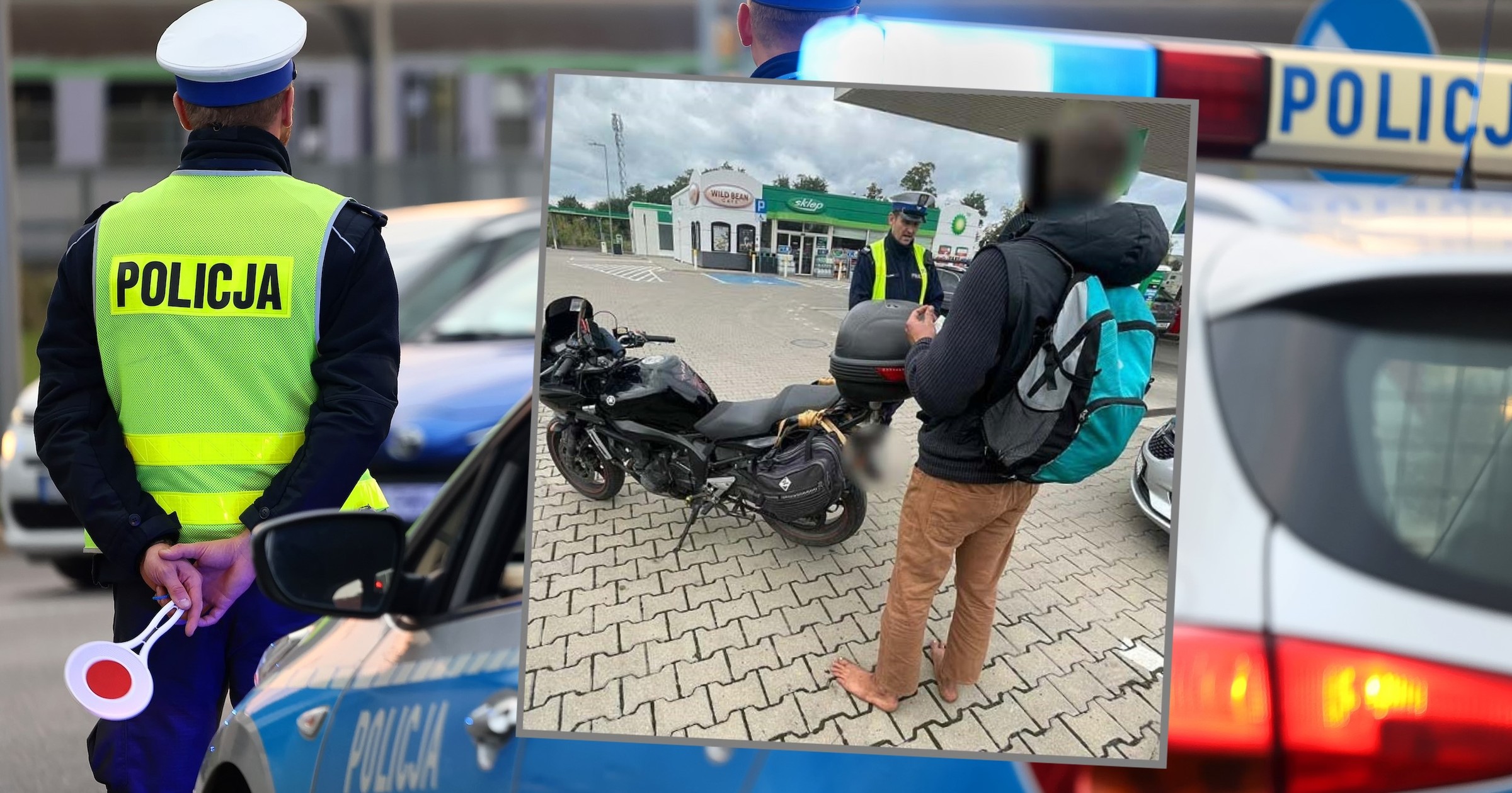 Motocyklista jechał tak przez Łódź. Policja nie przyjęła wymówki