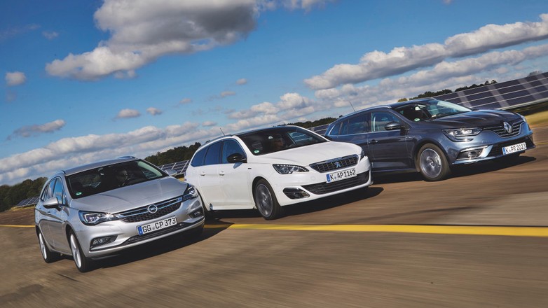Nowe Renault Megane Grandtour kontra Opel Astra i Peugeot 308