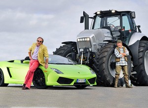 Traktor Lamborghini kontra Lamborghini Gallardo
