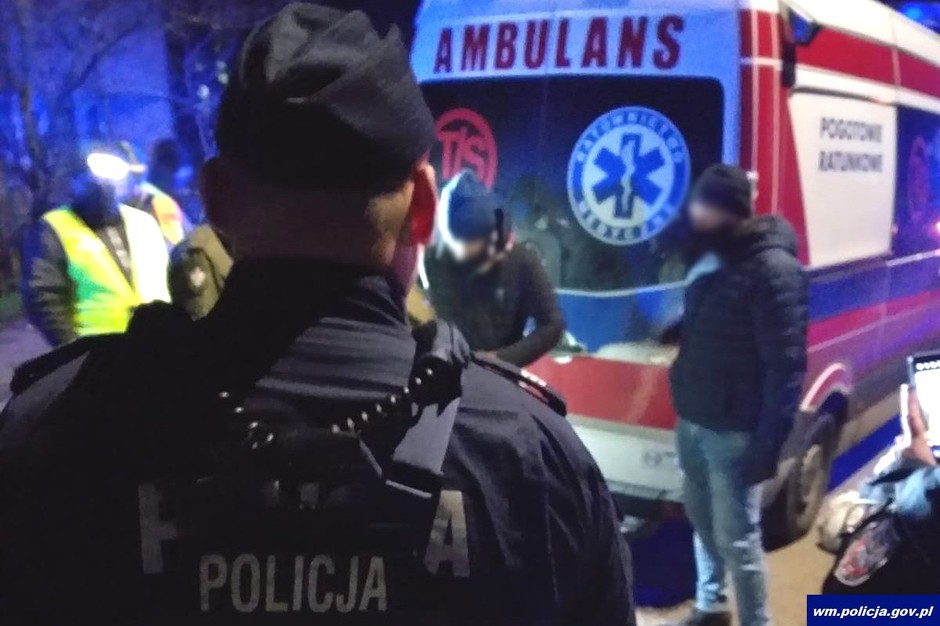 Fałszywa karetka z imigrantami