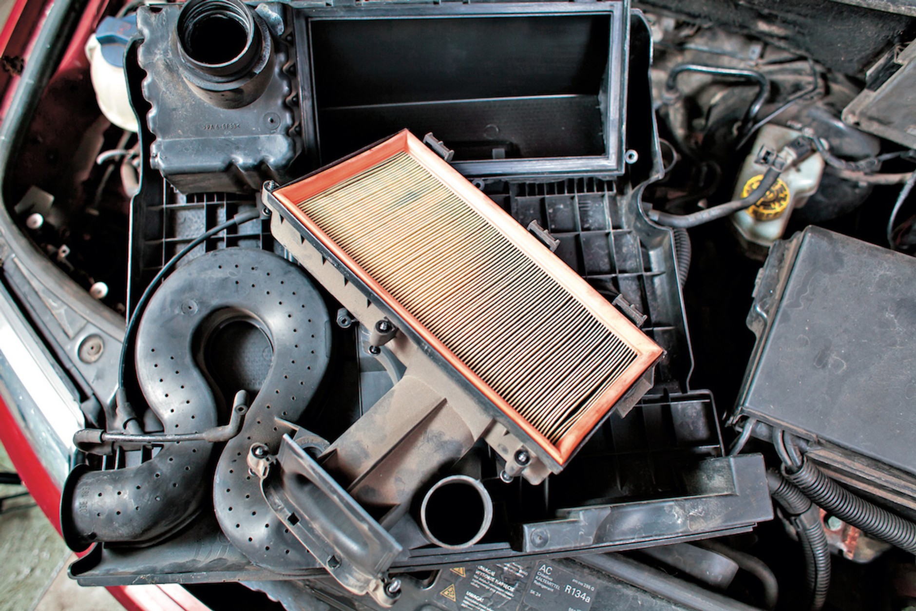 Zapchany filtr powietrza