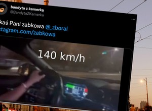 Zamieniła centrum Warszawy w autostradę. I jeszcze pochwaliła się tym w sieci [Wideo]