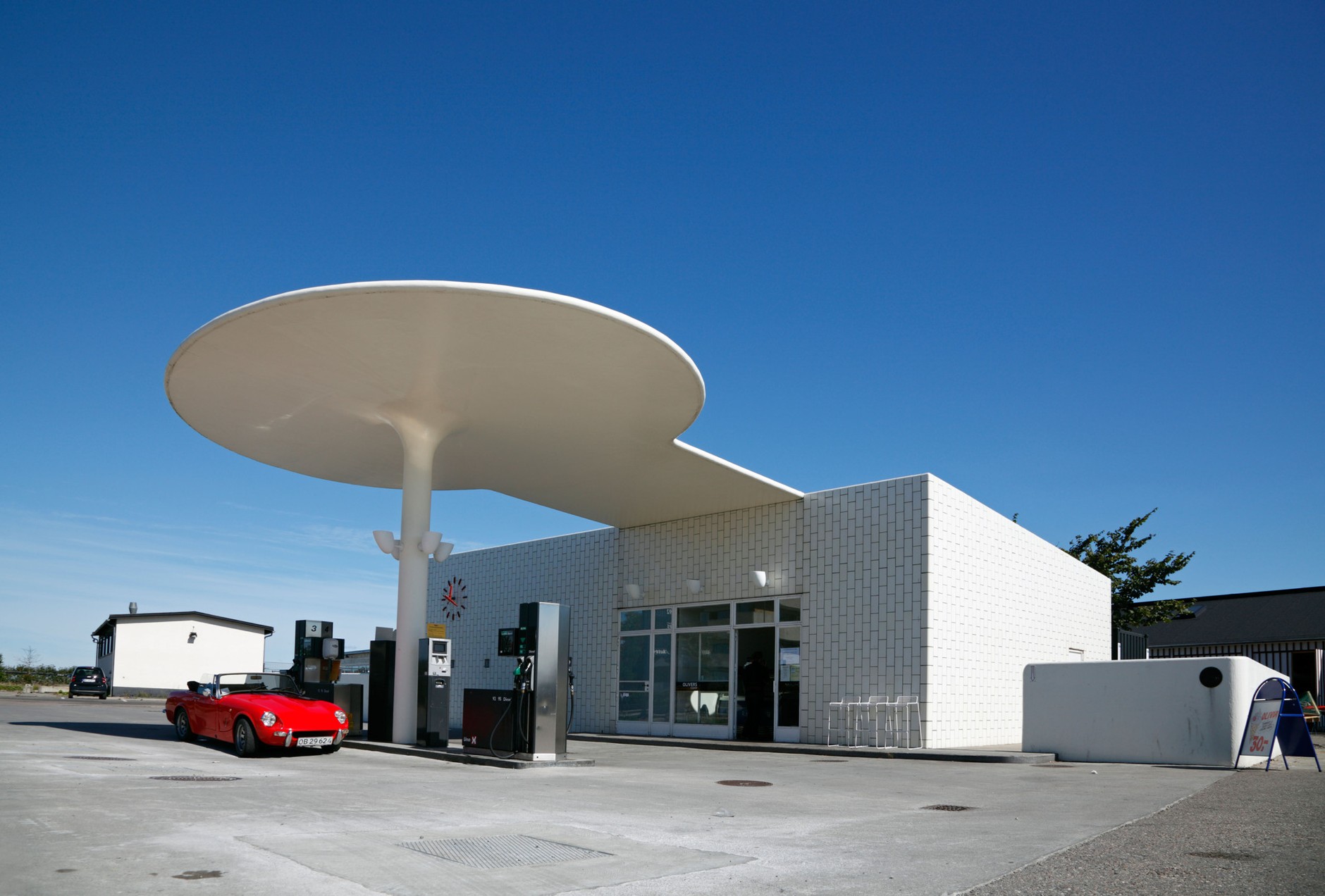Skovshoved Arne Jacobsena w Kopenhadze, Dania