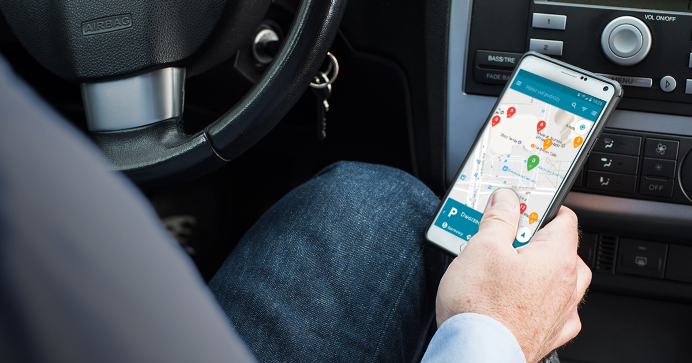 Bezpłatna aplikacja FindPark do wyszukiwania miejsc parkingowych