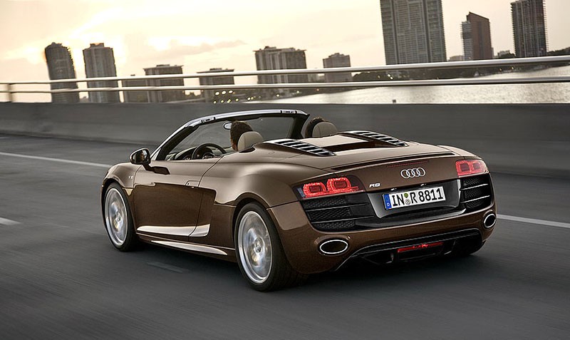 IAA Frankfurt 2009: Audi R8 Spyder - tym razem wersja bez dachu