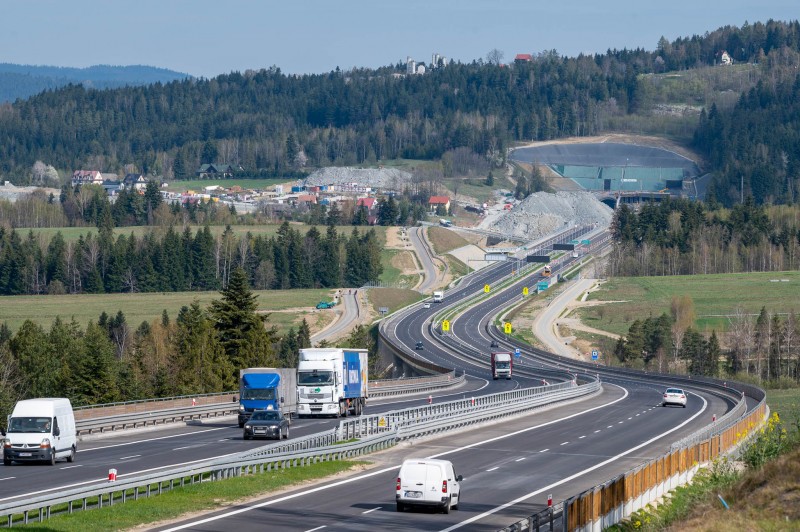 Najdłuższy tunel na Zakopiance przebity