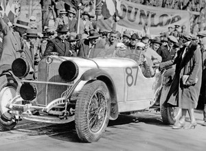 Rudolf Caracciola - jako pierwszy pokonał Włochów w słynnym wyścigu Mille Miglia