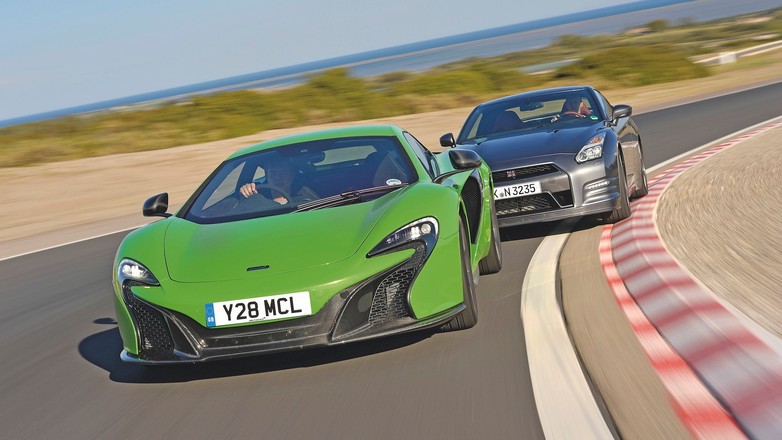 McLaren 65S i Nissan GT-R