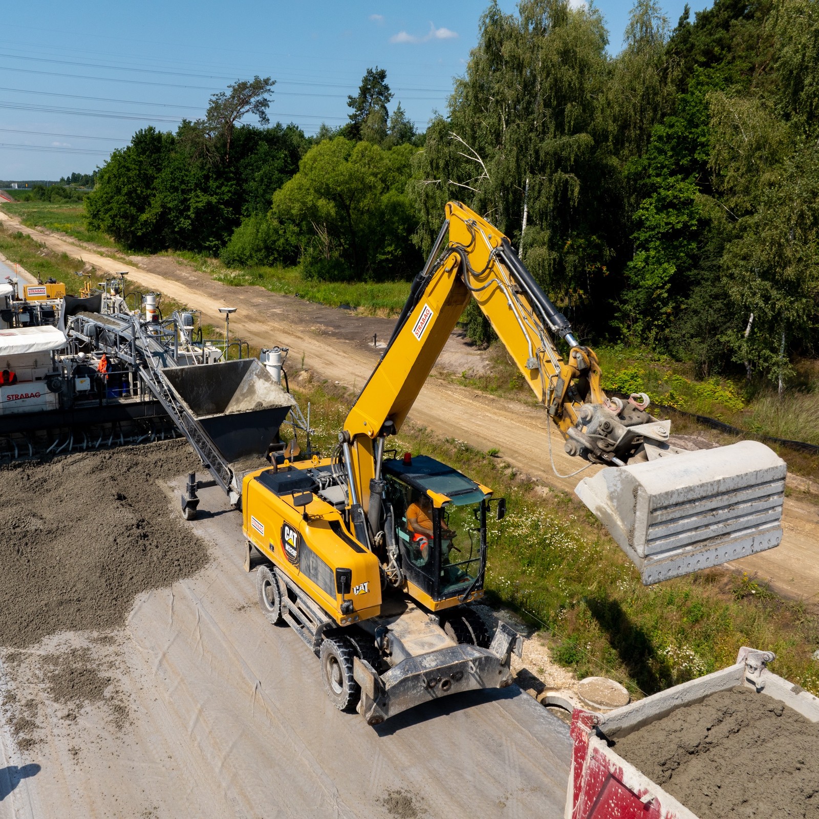 Technologia budowy nawierzchni z betonu cementowego MILKY WAY 2.0