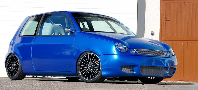 Garaż tunera: VW Lupo – wózek Papy Smerfa