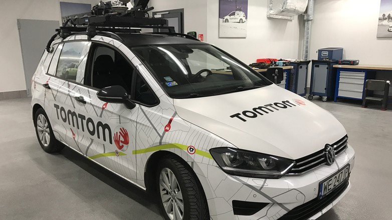 Wóz do zbierania danych na potrzeby map HD do samochodów autonomicznych