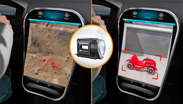 Kamera cofania oczyści się sama