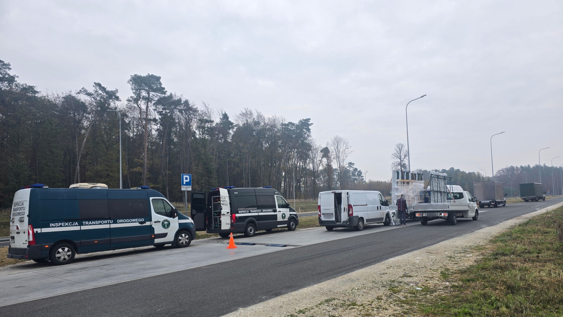 Kontrola ITD wykazała znaczne przekroczenie masy przewożonego towaru
