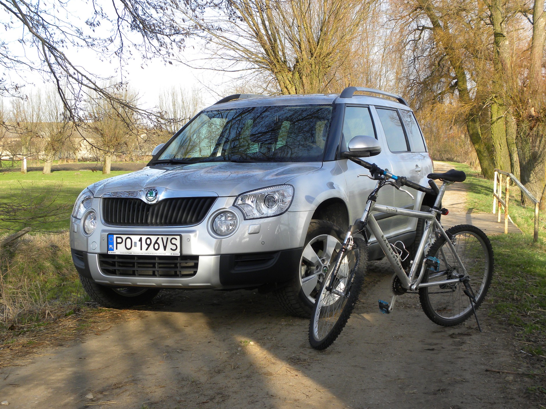 Skoda Yeti i rower