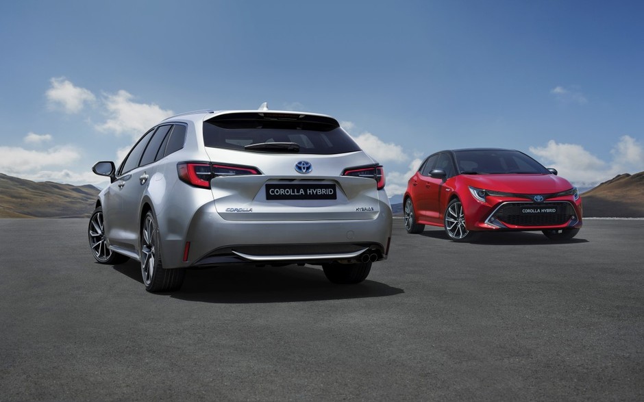 Toyota Corolla na salonie samochodowym w Paryżu