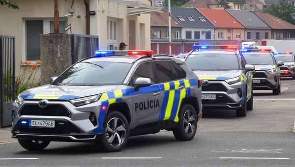 Radiowozy słowackiej policji