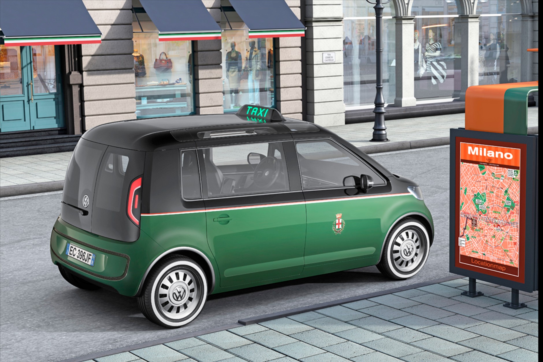 Hanower 2010: Volkswagen prezentuje elektryczną taksówkę w stylu retro