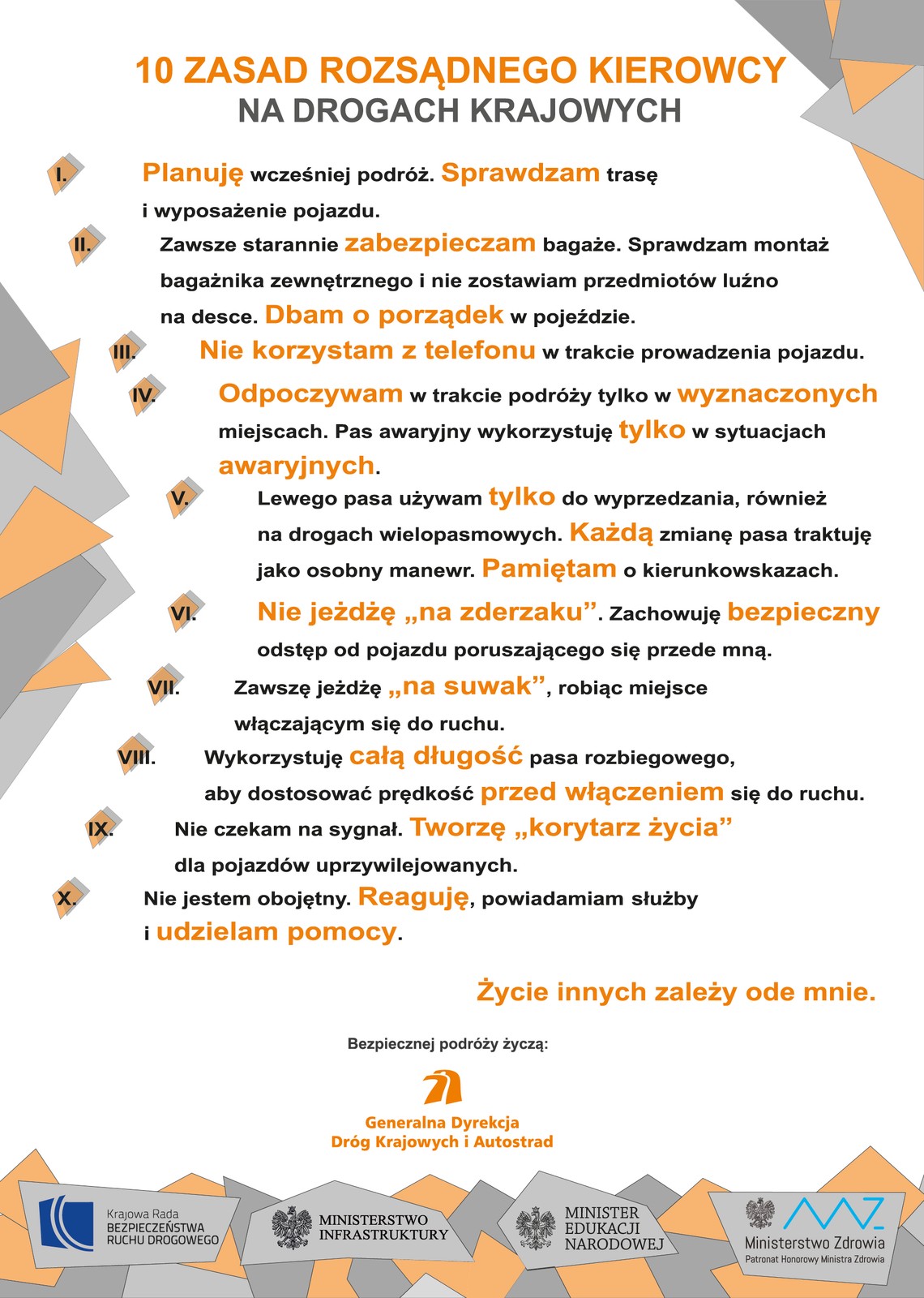 Zasady bezpiecznej podróży drogami w Polsce