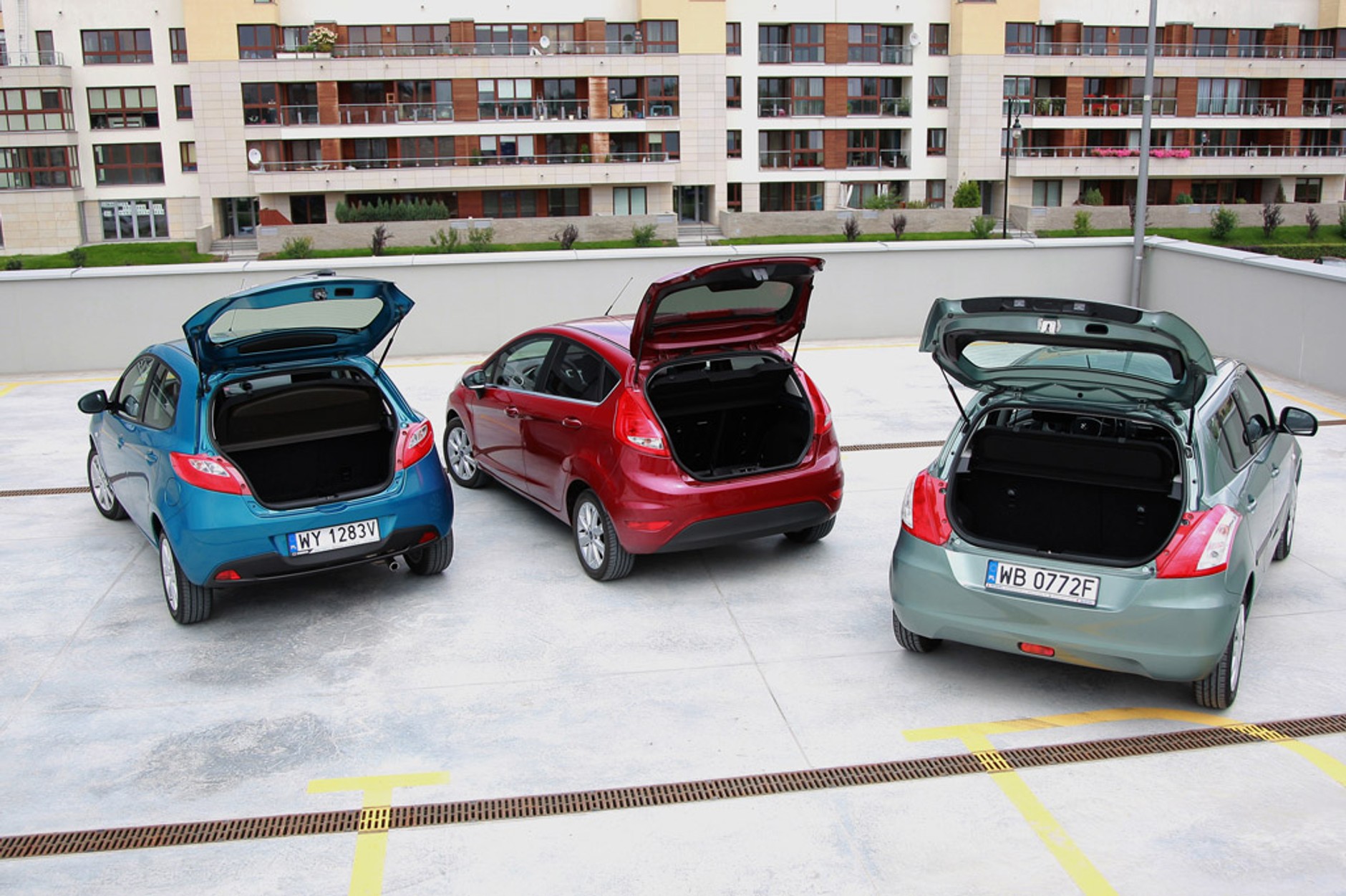 Ford Fiesta kontra Suzuki Swift i Mazda 2: automatyczni przyjaciele miasta