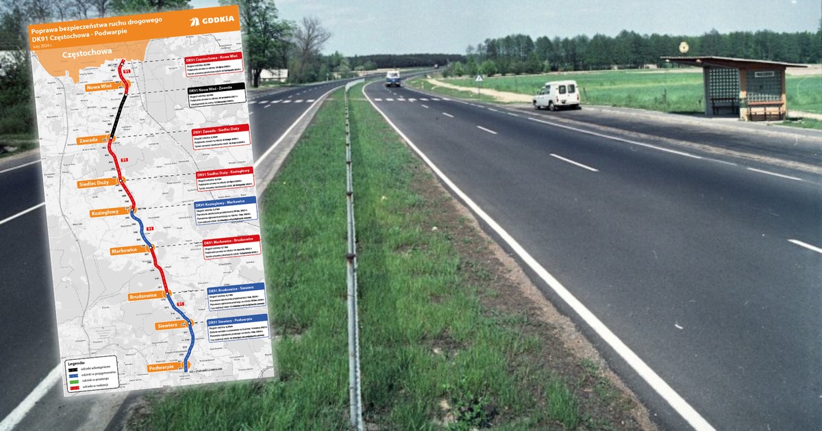 Choć rolę Gierkówki przejęła autostrada A1, to dla regionu nadal kluczowa trasa