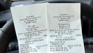 Przesłał zdjęcie z majówki. To paragony grozy z polskiej autostrady