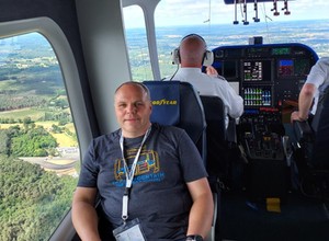 24h Le Mans z lotu ptaka. Obejrzałem wyścig z pokładu najsłynniejszego sterowca świata