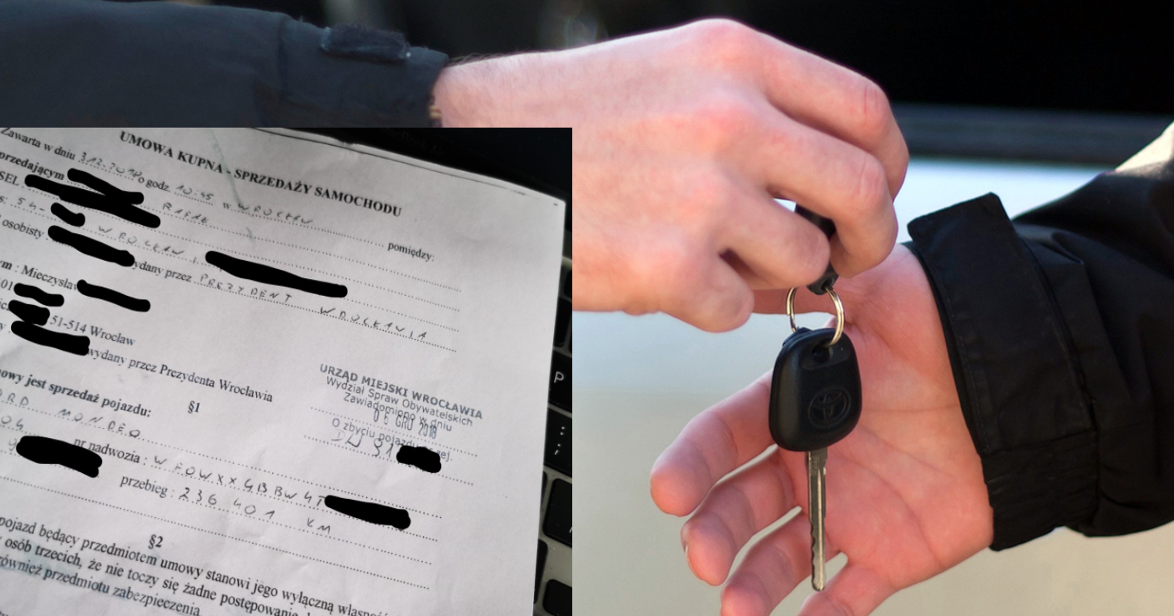 Umowę sprzedający zgłosił tak, jak każą przepisy W niczym mu to nie pomogło