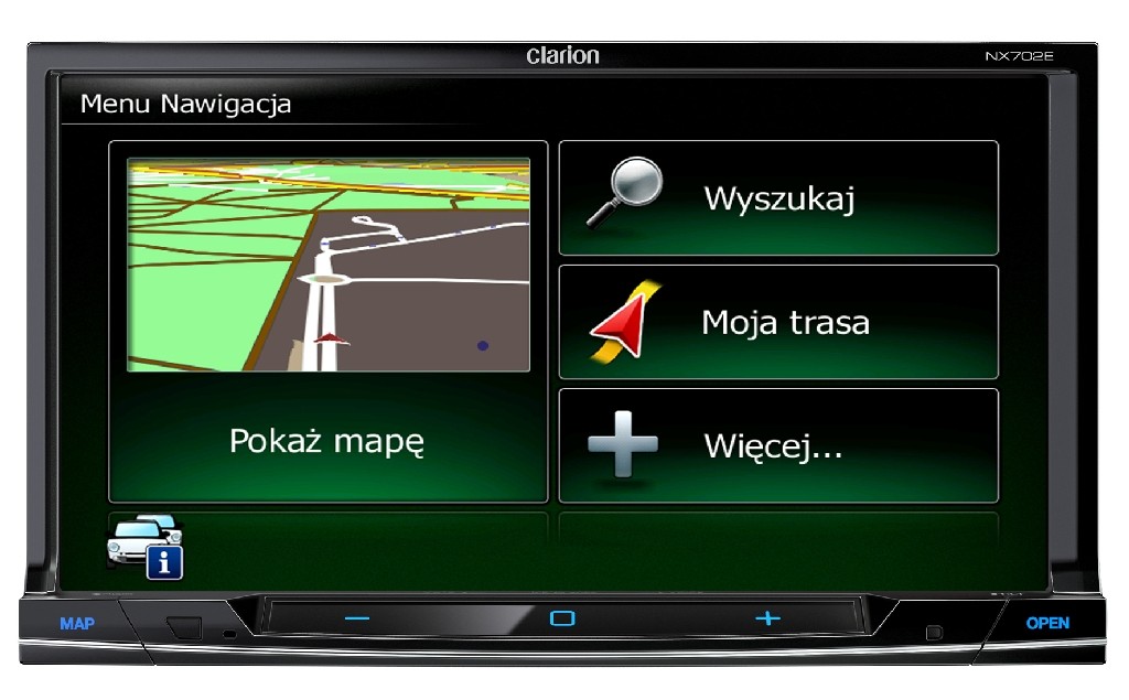 NX702E: najlepsza stacja multimedialna Clariona