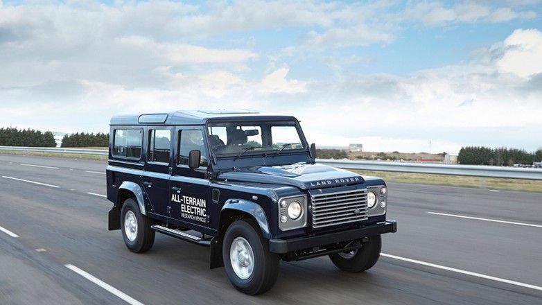 Elektryczny Land Rover Defender